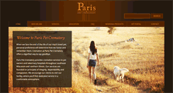 Desktop Screenshot of paris-pet.com
